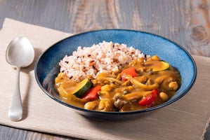 ひよこ豆ときのこのカレー