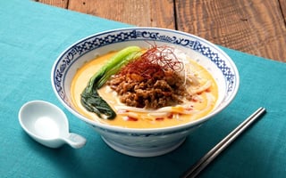 ⾖乳坦々うどん